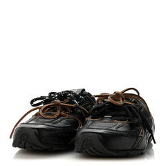 X NEW BALANCE Bleached Calfskin 530 SL Slip-On Sneakers Mules 37 Black