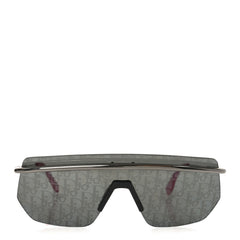Metal Oblique DiorMotion M1I Mask Sunglasses Grey Pink