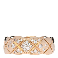 18K Yellow Gold Diamond Small Coco Crush Ring 48 4.5