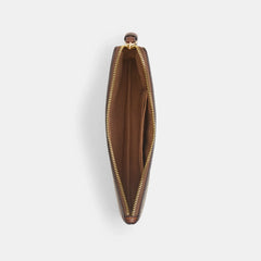 Coach Outlet Large Corner Zip Wristlet In Signature Canvas