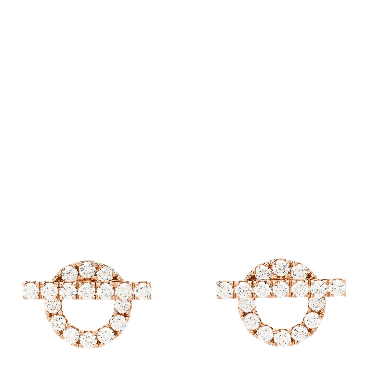 18K Rose Gold Diamond Finesse Earrings