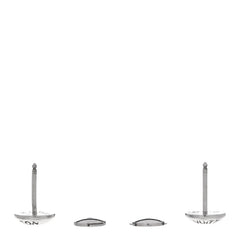 18K White Gold Clous Ear Studs Earrings