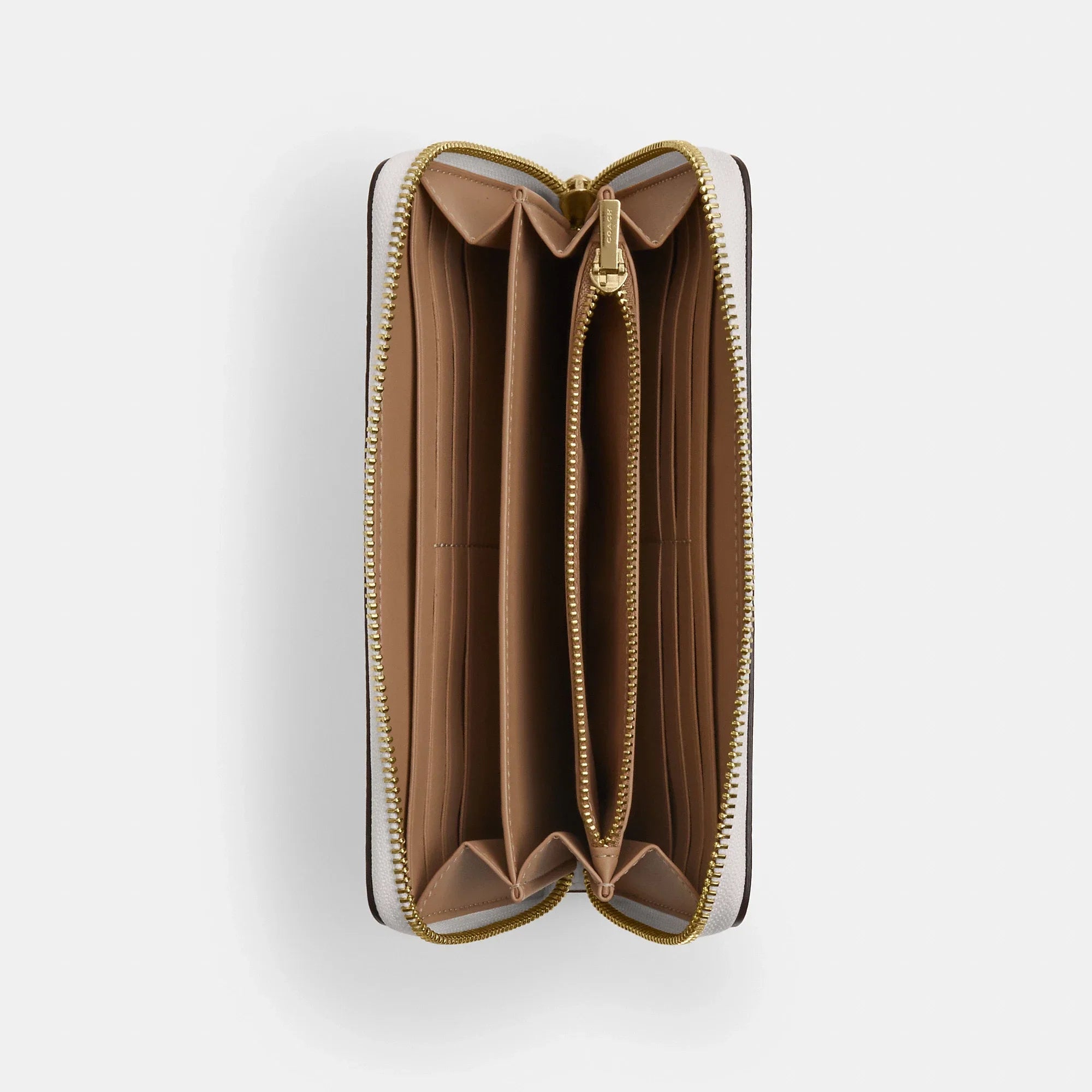 Coach Outlet Long Zip Around Wallet In Signature Canvas
