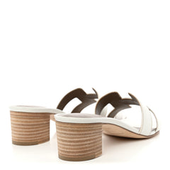 Calfskin Oasis Sandals 38.5 White