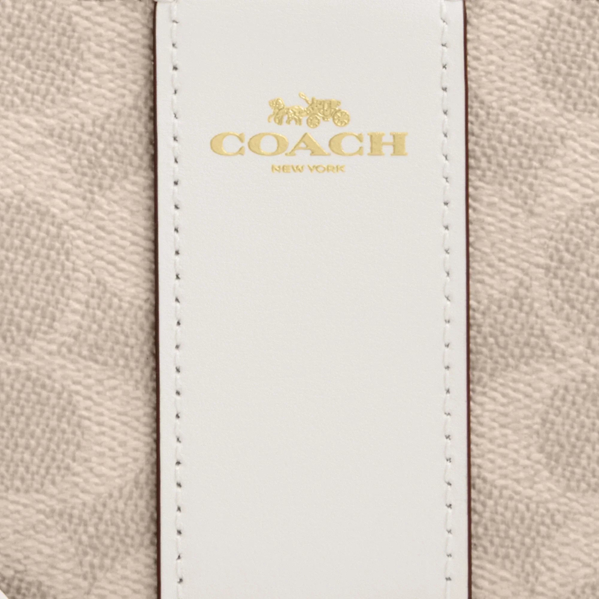 Coach Outlet Corner Zip Wristlet In Signature Canvas With Stripe