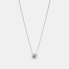 Coach Outlet Open Circle Stone Strand Necklace