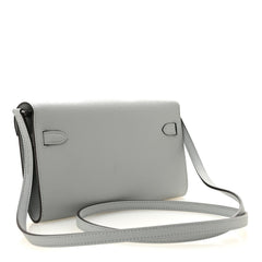 Epsom Kelly Wallet To Go Gris Pantin