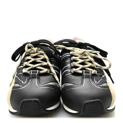 Calfskin Nylon Womens D-Sketch Sneakers 39 Black