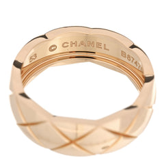 18K Beige Gold Small Coco Crush Ring 53 6.5