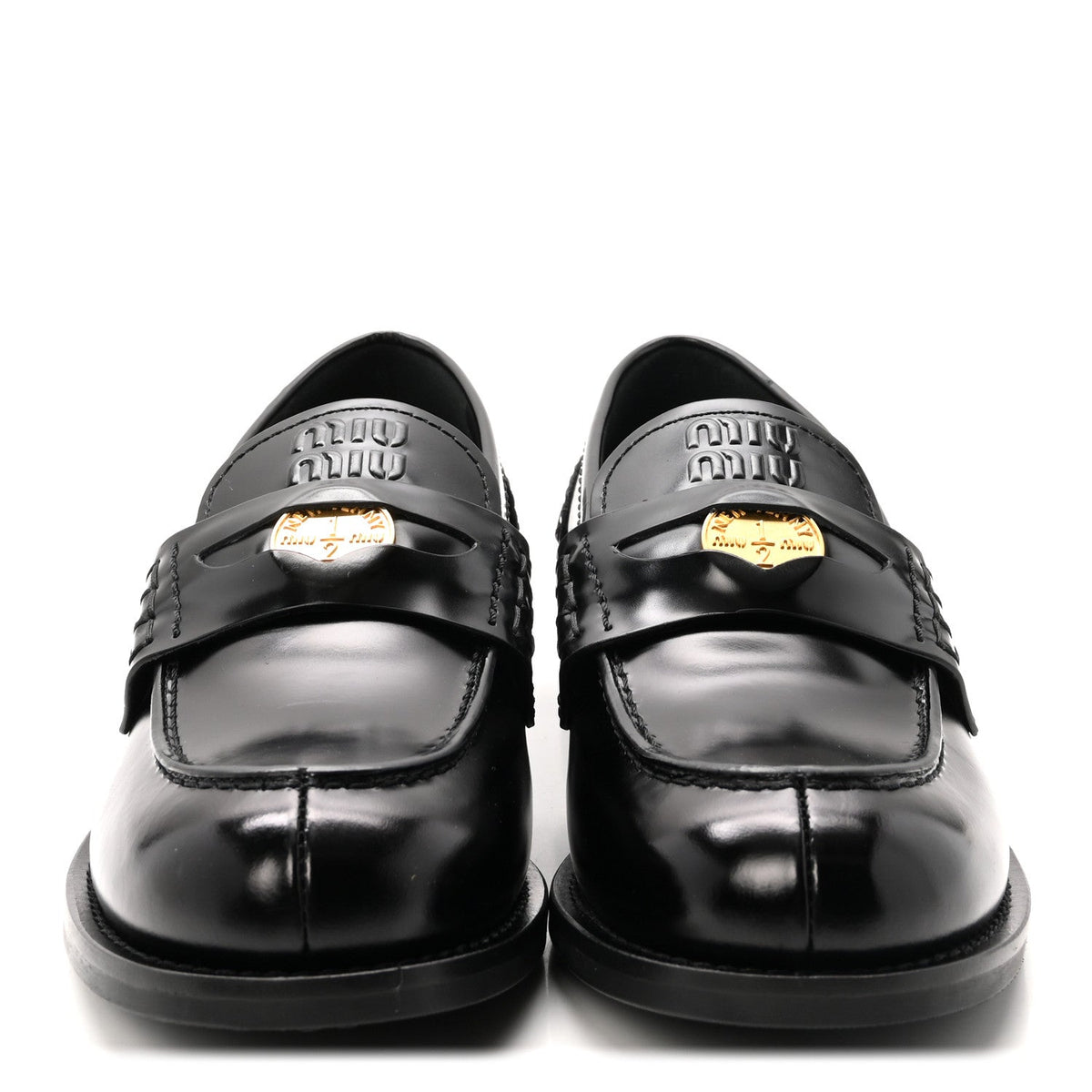 Spazzolato Penny Loafers 37 Black
