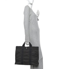 Canvas Herline MM Tote Grey