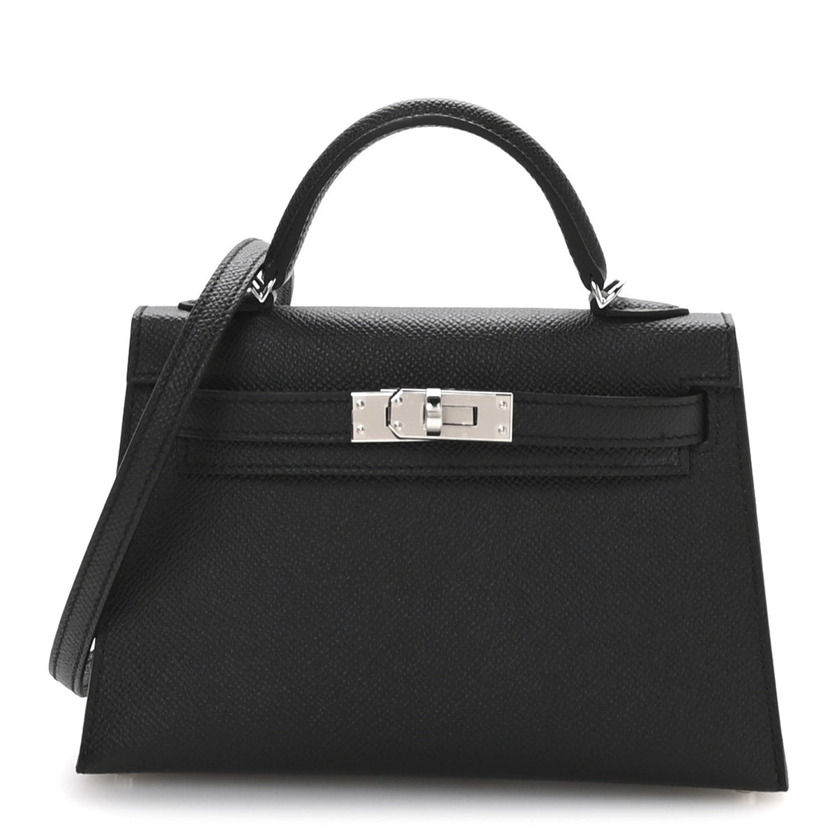 Epsom Mini Kelly Sellier 20 Black