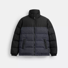 Coach Outlet Signature Down Jacket In Recycled Polyester