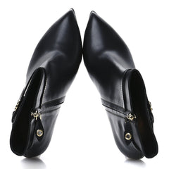 Calfskin LV Roxy Platform Ankle Boots 41 Black