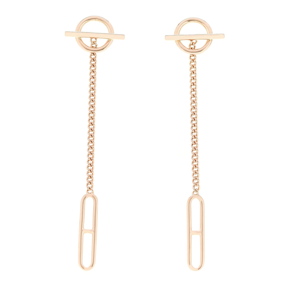 18K Rose Gold Echappee Earrings