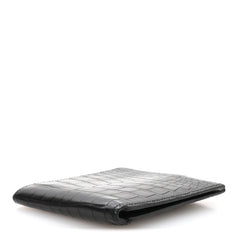 Matte Alligator MC2 Copernic Compact Wallet Black