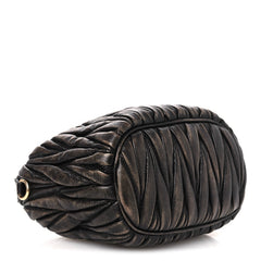 Nappa Matelasse Pouch Sand Coffee