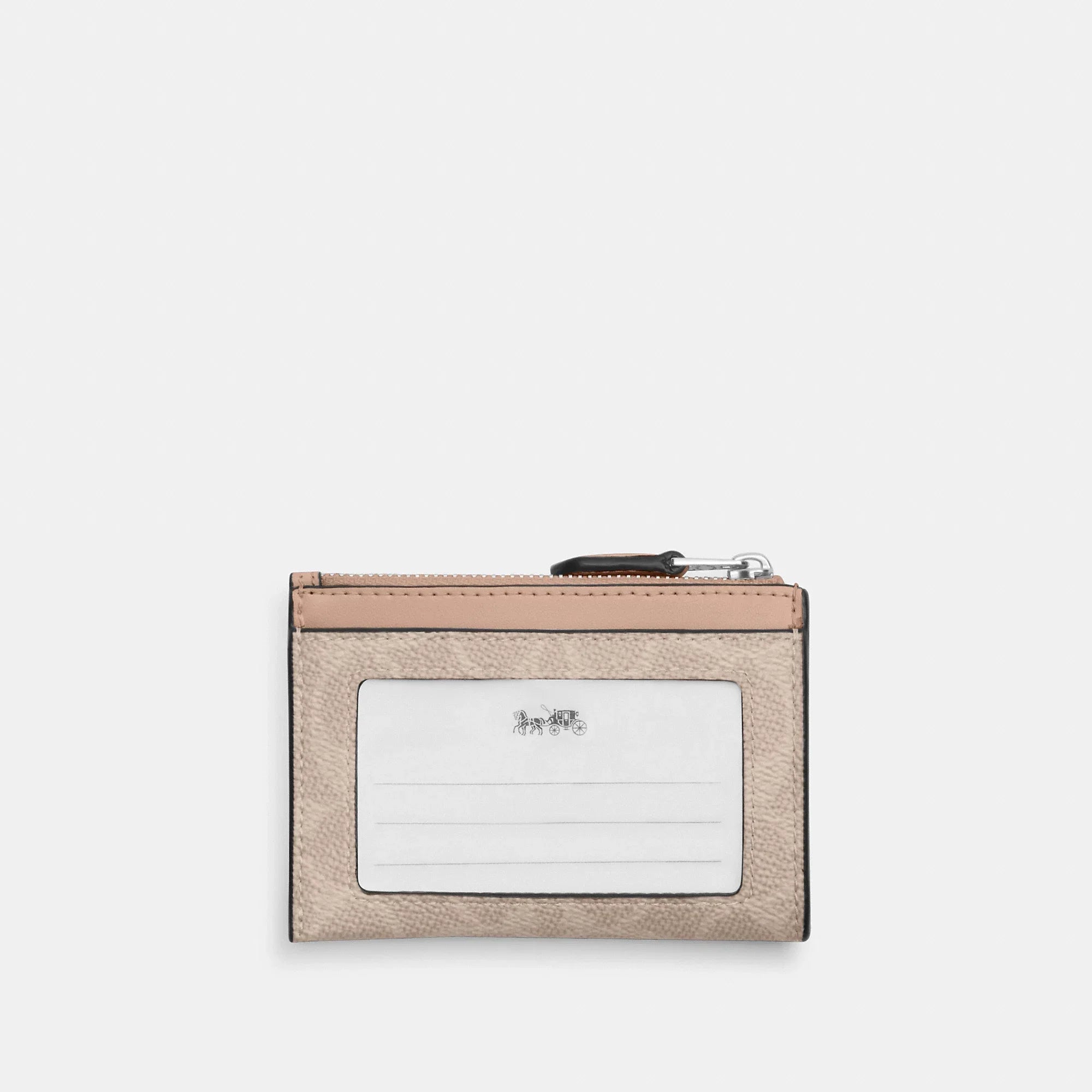 Coach Outlet Mini Skinny Id Case In Signature Canvas