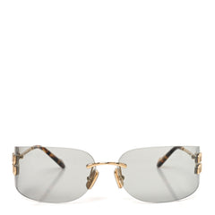 Metal Aube Sunglasses SMUA51 Gold Light Grey