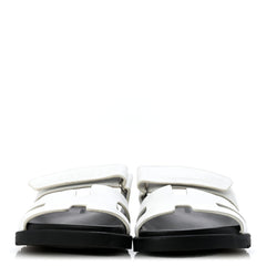 Calfskin Womens Chypre Sandals 36 White