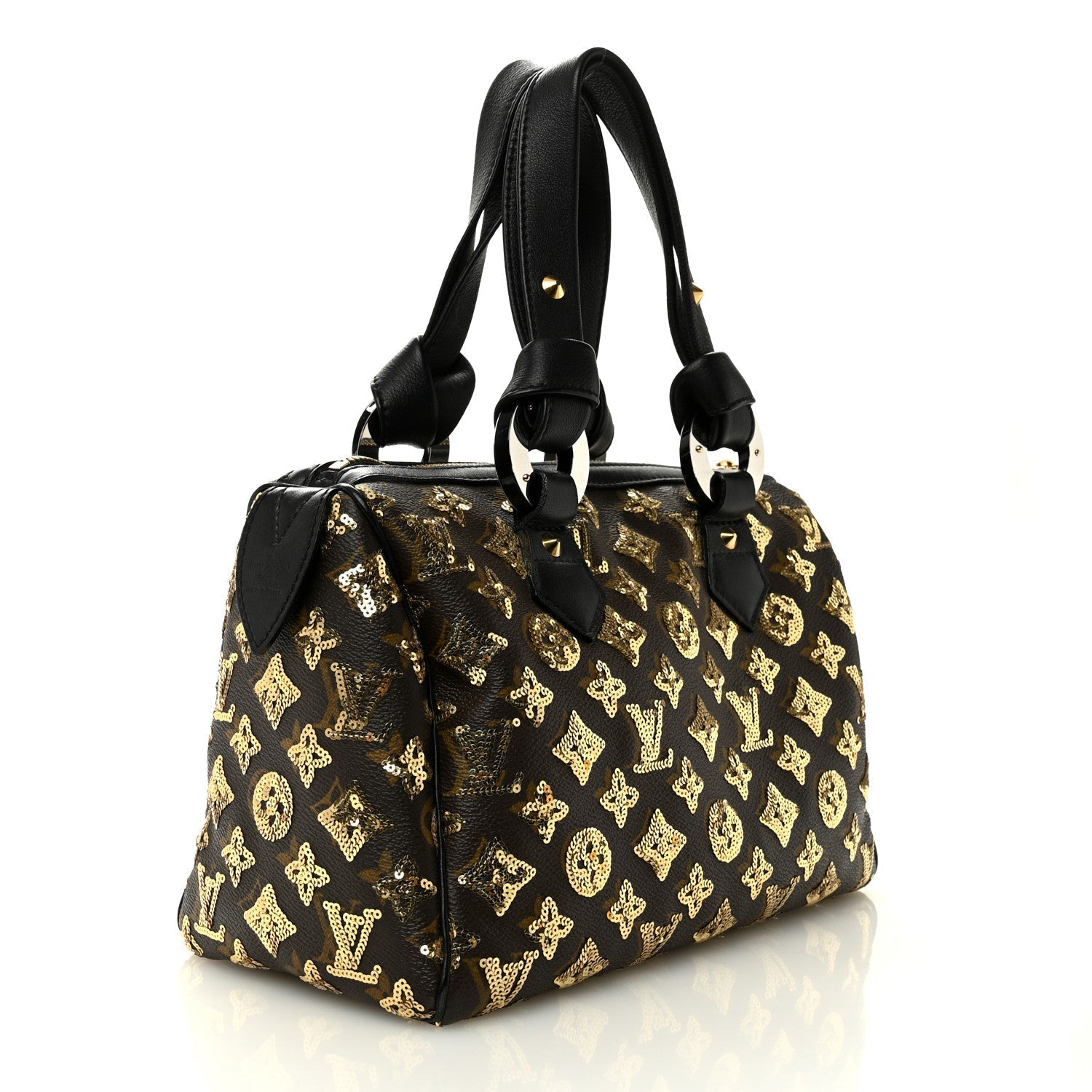 Monogram Sequins Eclipse Speedy 28 Gold