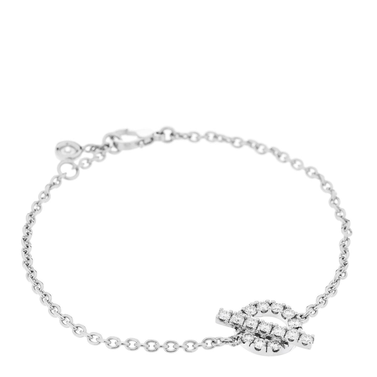 18K White Gold Diamond Finesse Bracelet SH