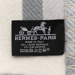 Wool Cashmere Ithaque Blanket Gris Perle