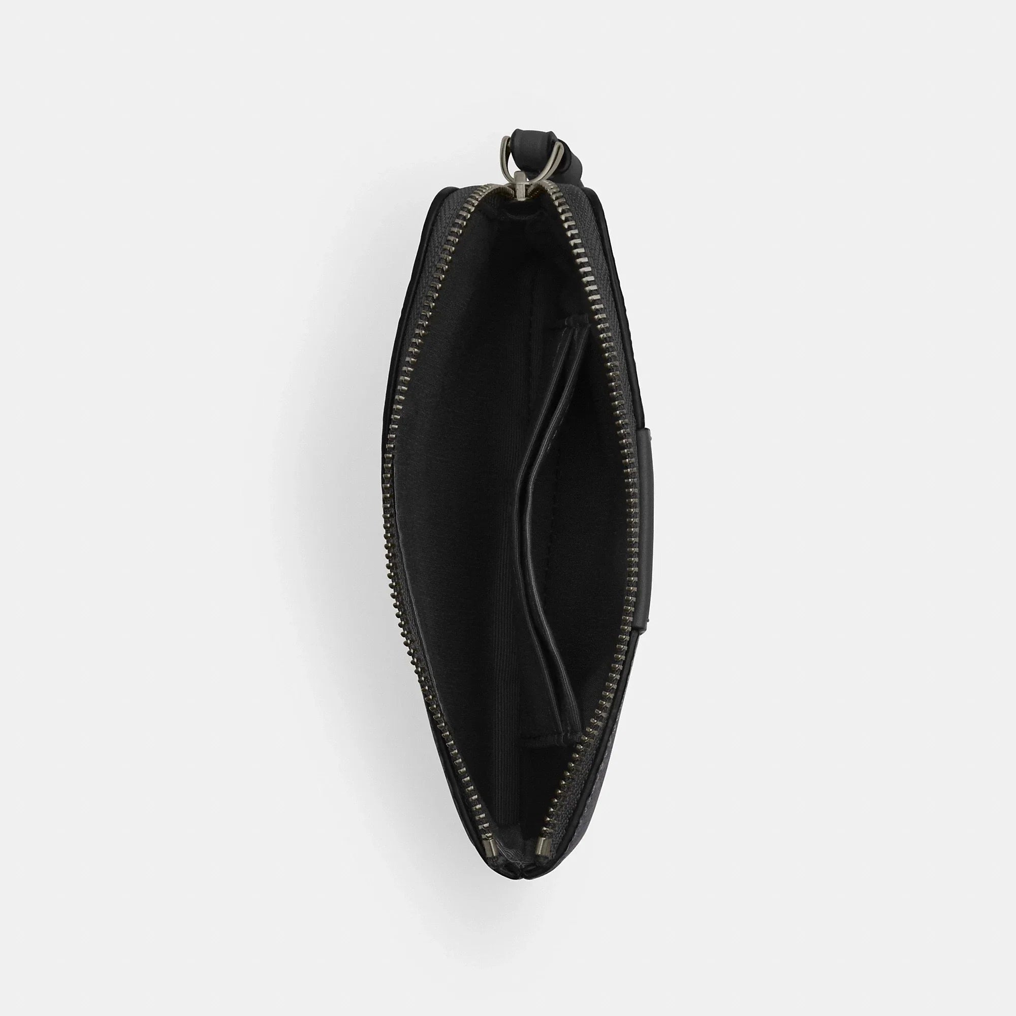 Coach Outlet Corner Zip Wristlet In Signature Canvas With Stripe
