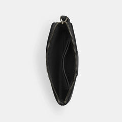Coach Outlet Corner Zip Wristlet In Signature Canvas With Stripe
