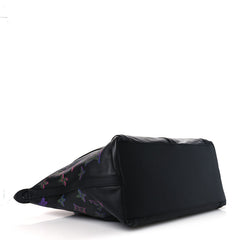 Calfskin Monogram Spotlight Comet Duffle Black Borealis