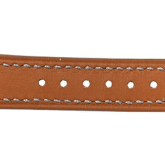 Matte Alligator Heure H Hour Watch Strap Gris Perle
