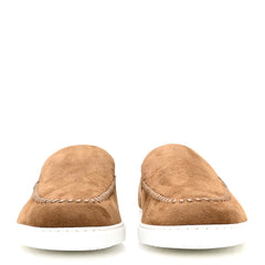 Suede Goatskin Mens Julian Loafers 42 Brun Frume
