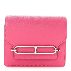 Chevre Mysore Roulis Slim Wallet Rose Shocking