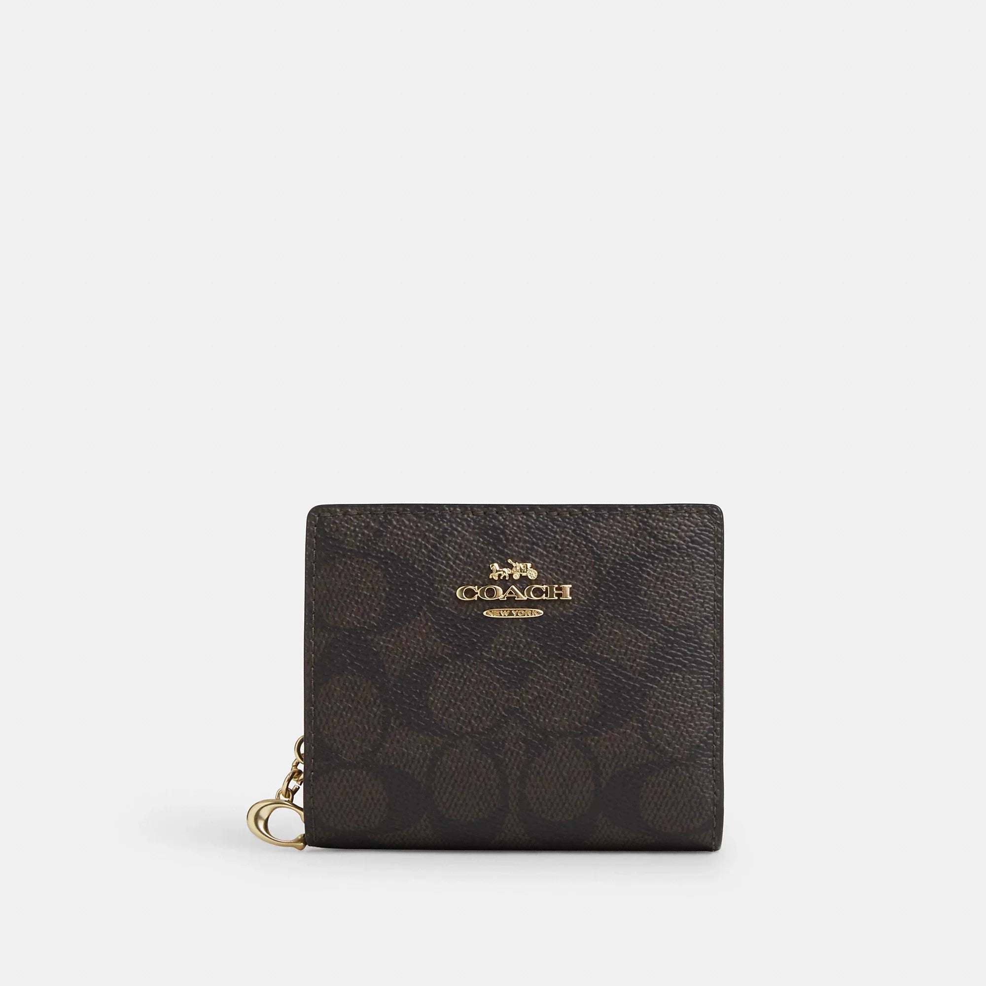 Coach Outlet Snap Wallet In Signature Canvas