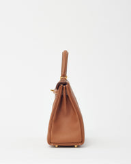 Hermès Gold Togo Leather Kelly Retourne 25 GHW