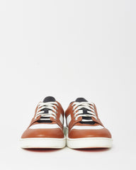 Hermès Men's Tan/White/Black Leather Free Sneakers - 40M EU /7M US/9W US