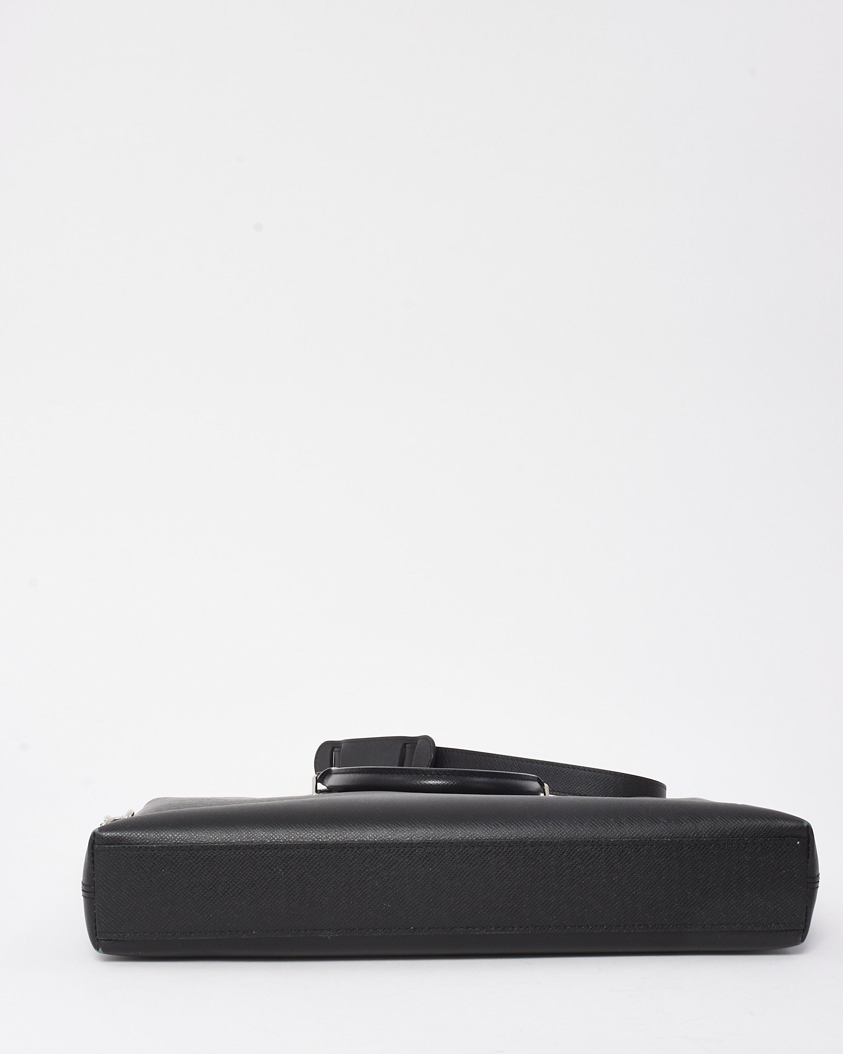 Louis Vuitton Black Taiga Leather Anton Soft 2Way Briefcase
