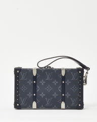 Louis Vuitton Black Monogram Eclipse Wallet Trunk Wristlet