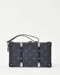 Louis Vuitton Black Monogram Eclipse Wallet Trunk Wristlet