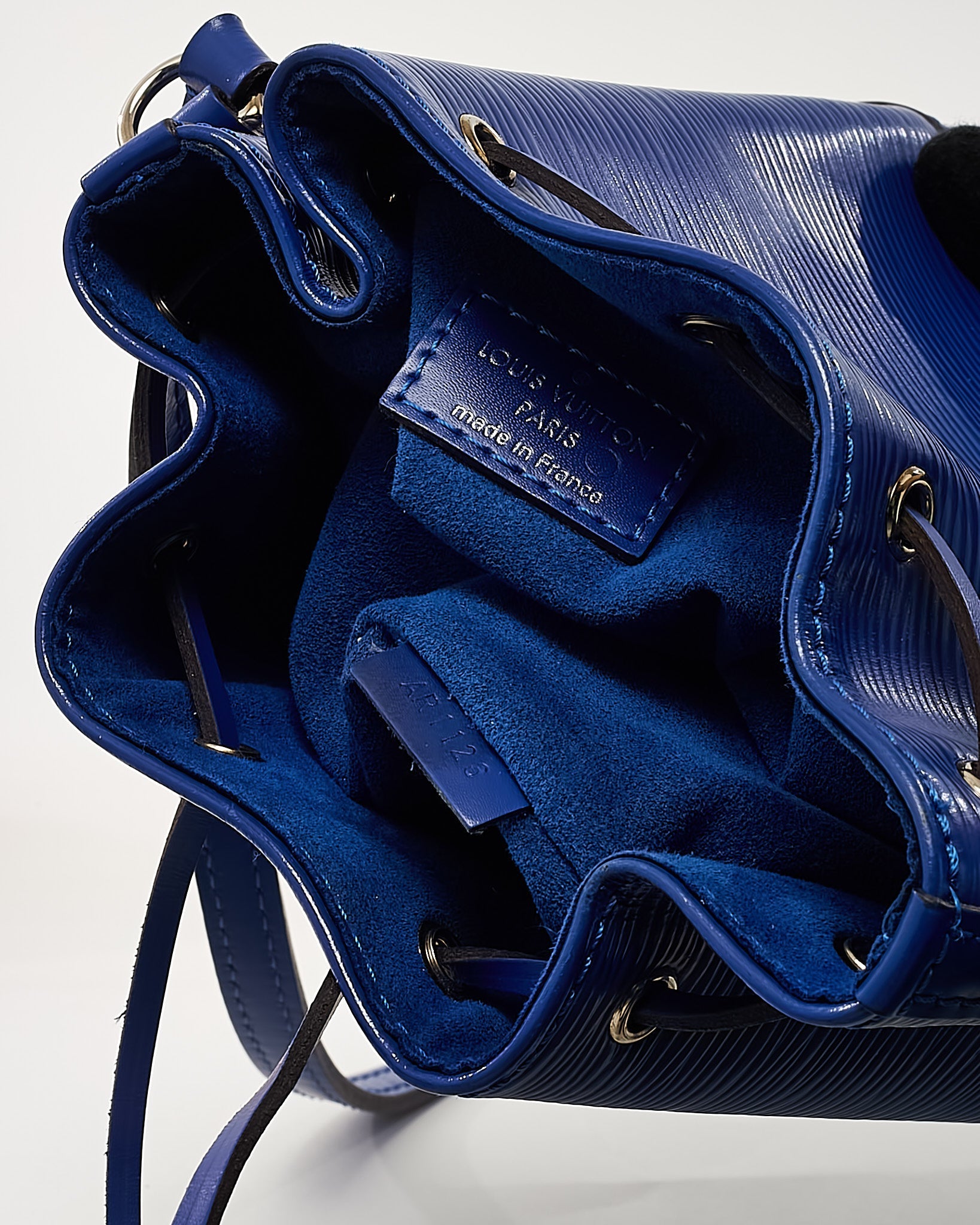 Louis Vuitton Blue Epi Leather Nano Noé Shoulder Bag