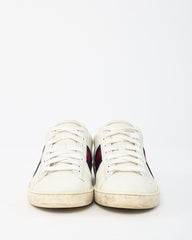 Gucci White Leather Green/Red Web Ace Sneakers - 36.5