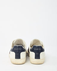 Gucci White Leather Green/Red Web Ace Sneakers - 36.5