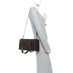 Nappa Utilitaire Shopping Tote Dark Brown