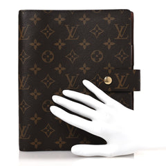 Monogram Large Ring Agenda Cover