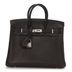 Togo Birkin 25 Chocolate
