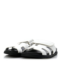 Calfskin Womens Chypre Sandals 36 White