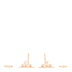 18K Rose Gold Echappee Earrings