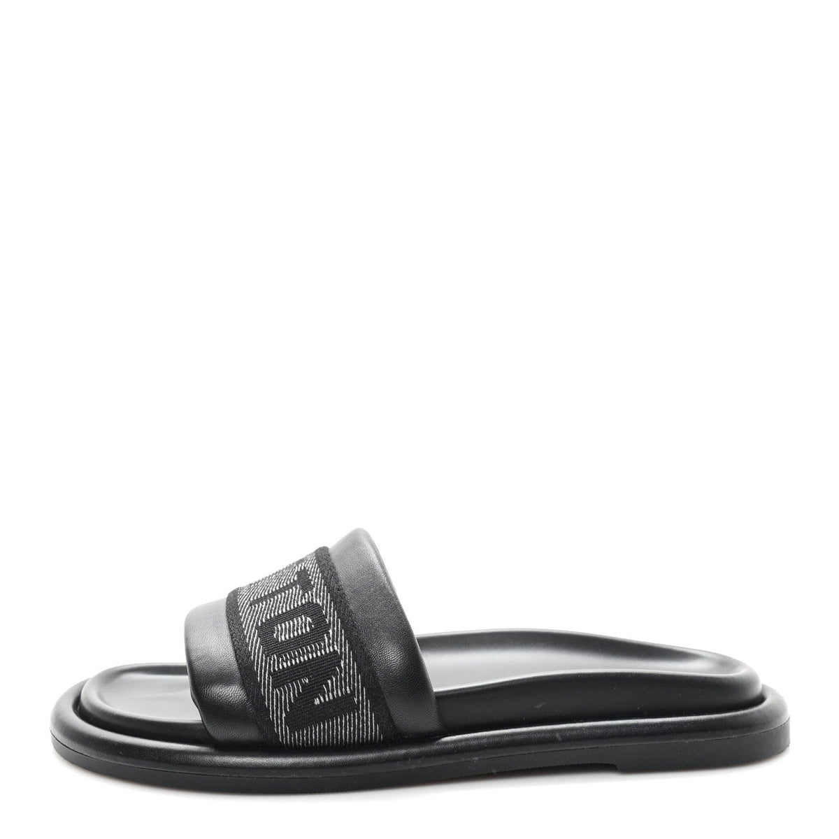 Logo Slide Sandals 39 Black