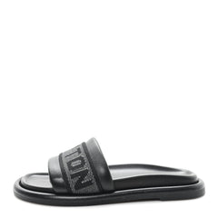 Logo Slide Sandals 39 Black