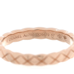 18K Beige Gold Mini Coco Crush Ring 57 8